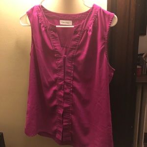 Magenta Calvin Klein tank top